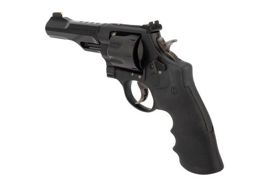 Smith & Wesson Performance Center Model 327 TRR8 .357 Magnum Revolver has a stainless steel cylinder and barrel